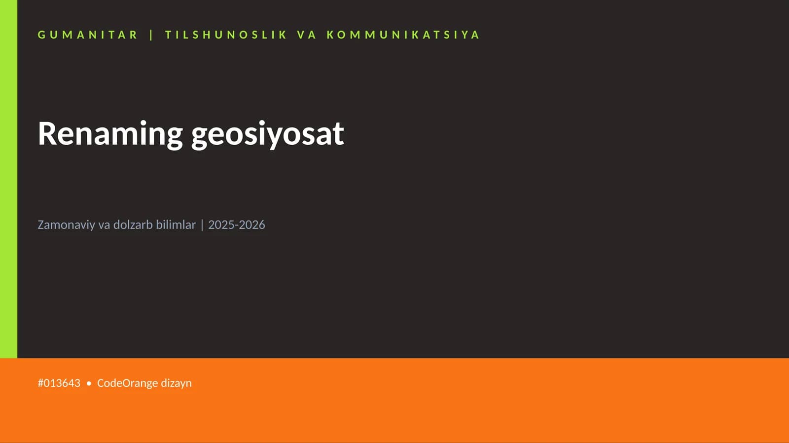 Renaming geosiyosat