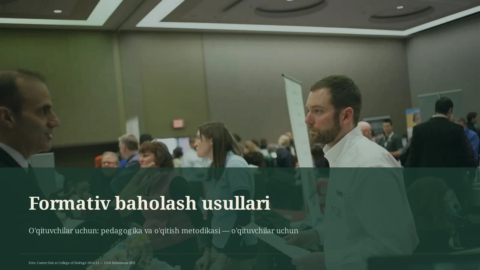Formativ baholash usullari