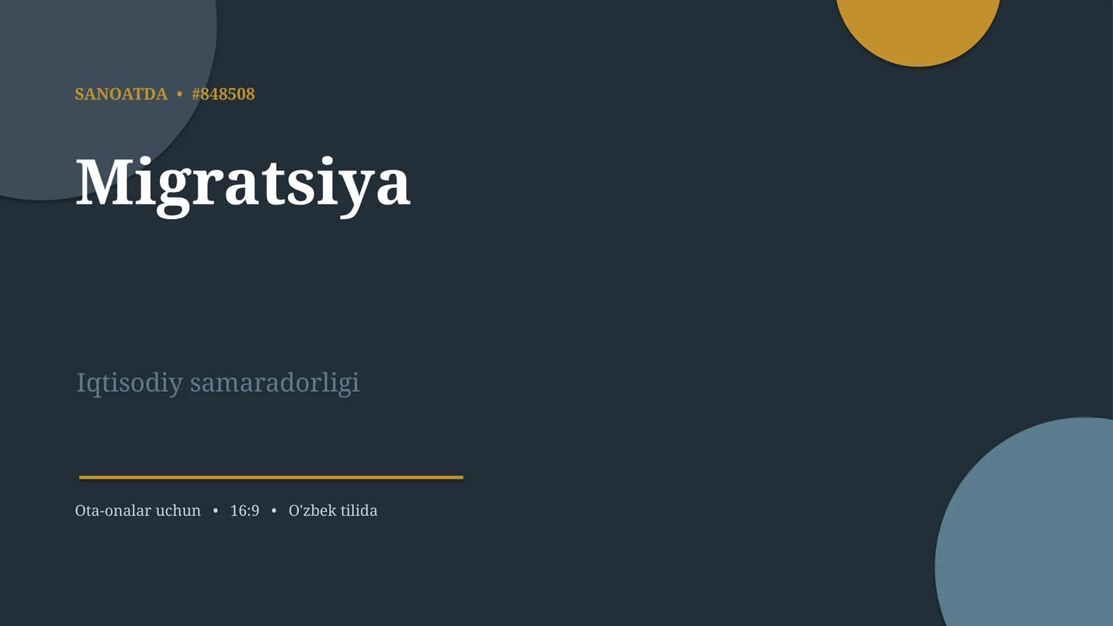 Migratsiya