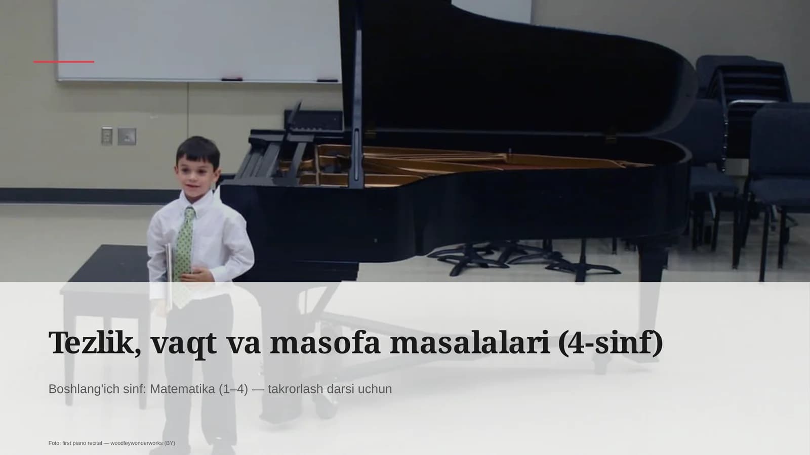 Tezlik, vaqt va masofa masalalari (4-sinf)