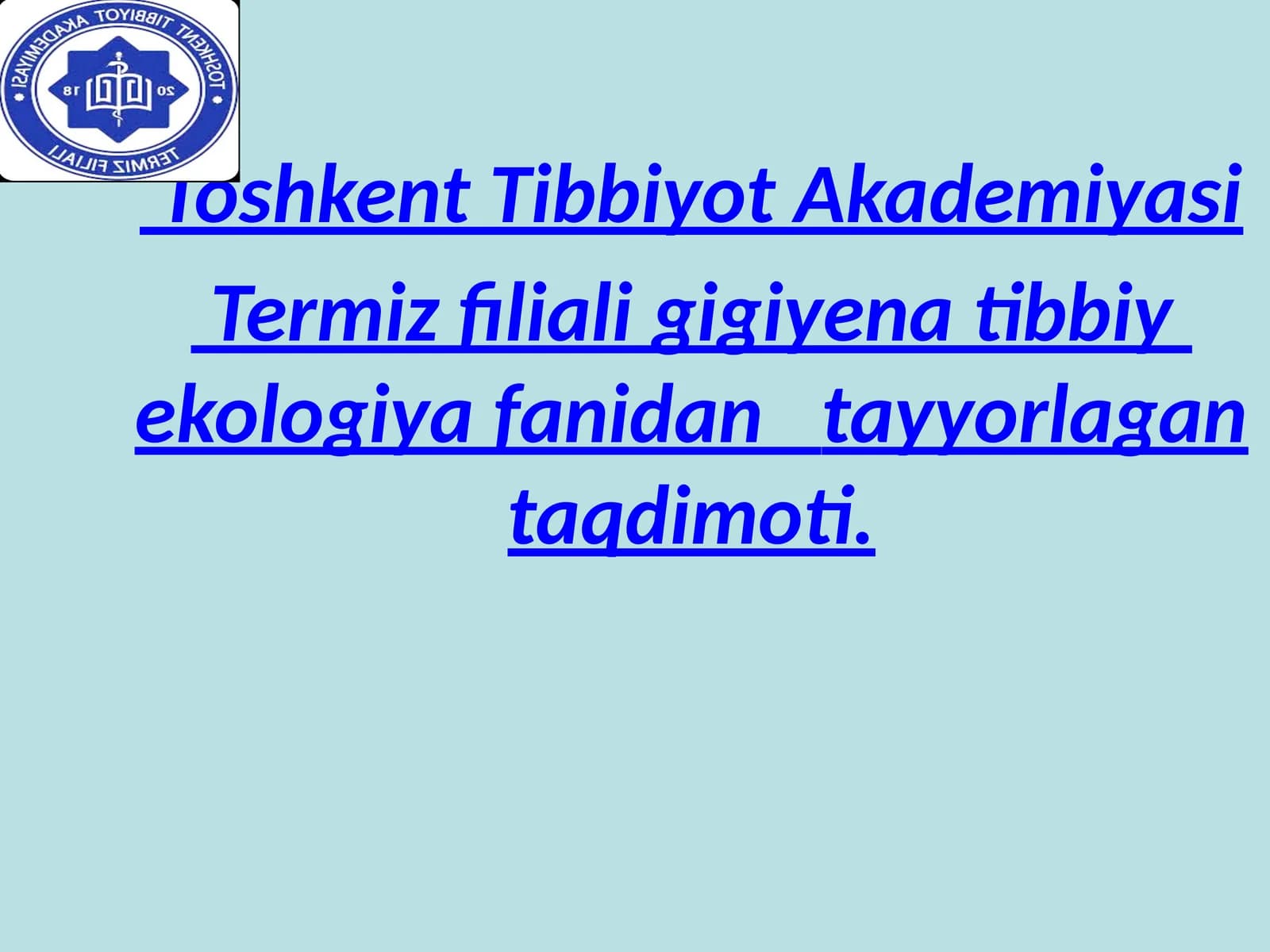 Ichimlik suvi sifatini yaxshilashning asosiy usullari