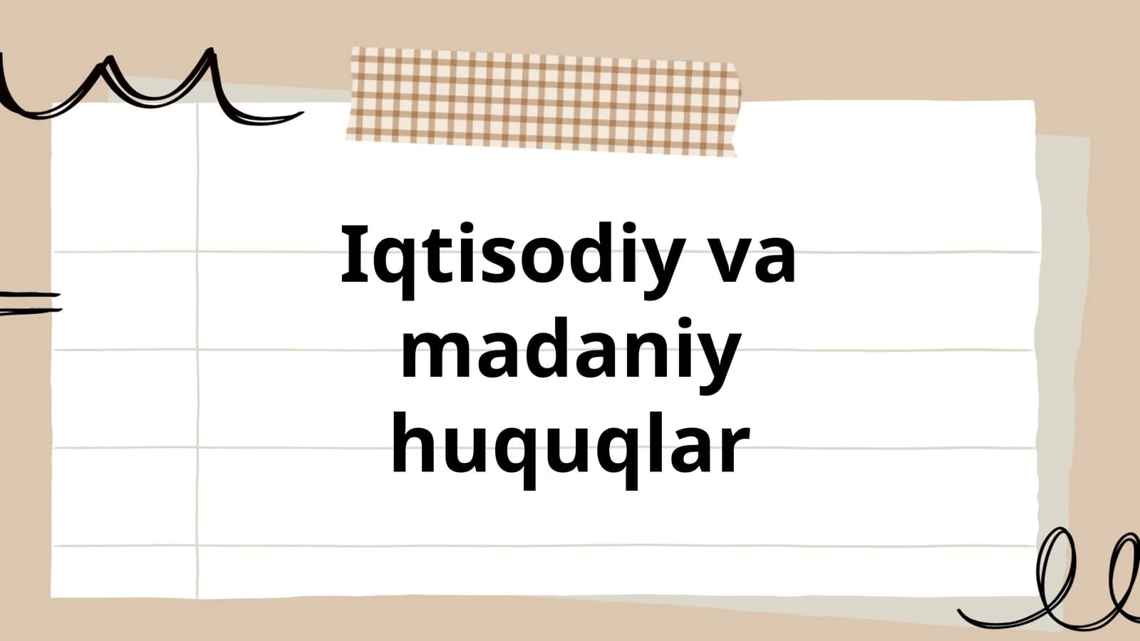 Iqtisodiy va madaniy huquqlar