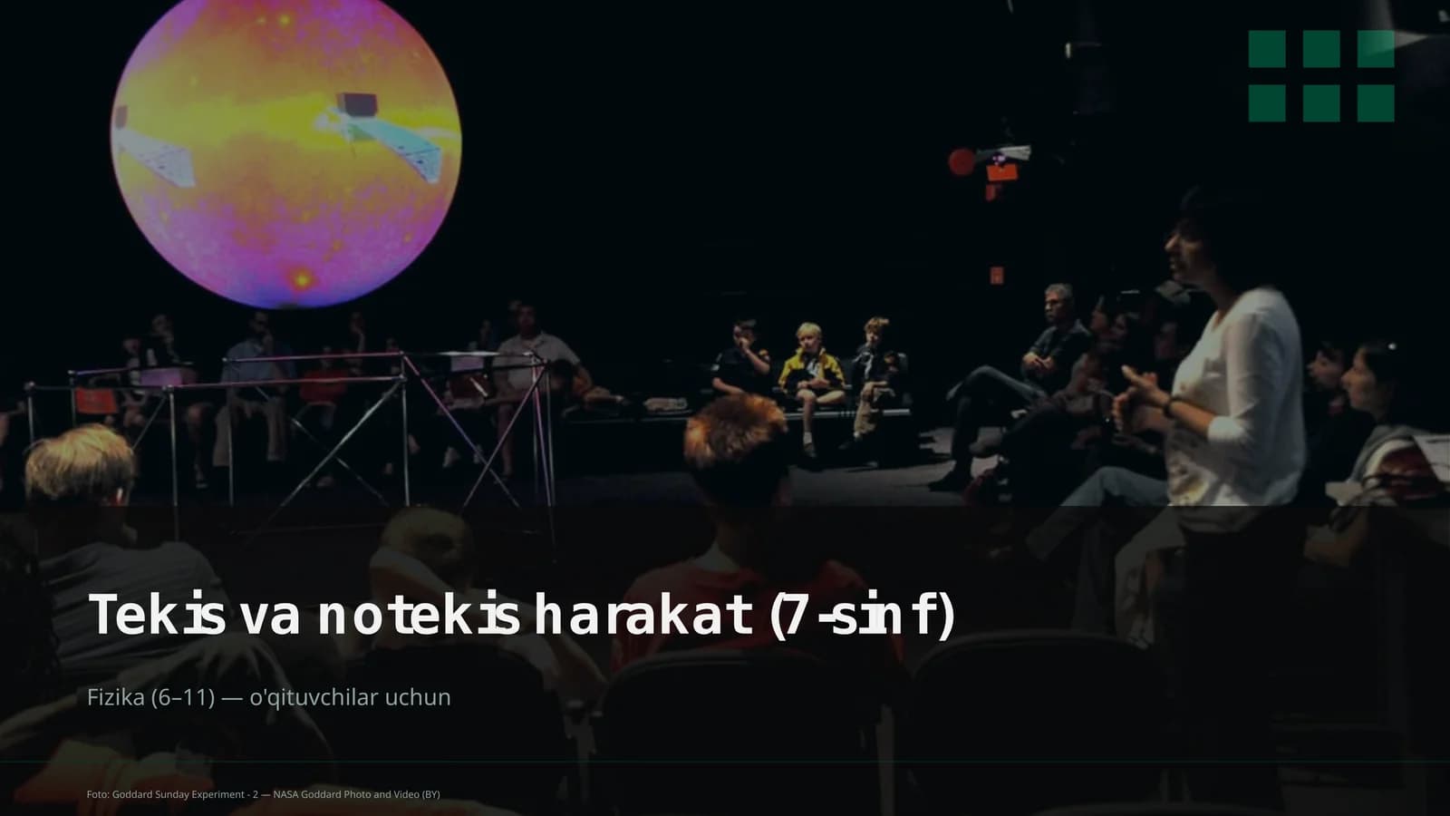 Fizika (6–11) — o'qituvchilar uchun