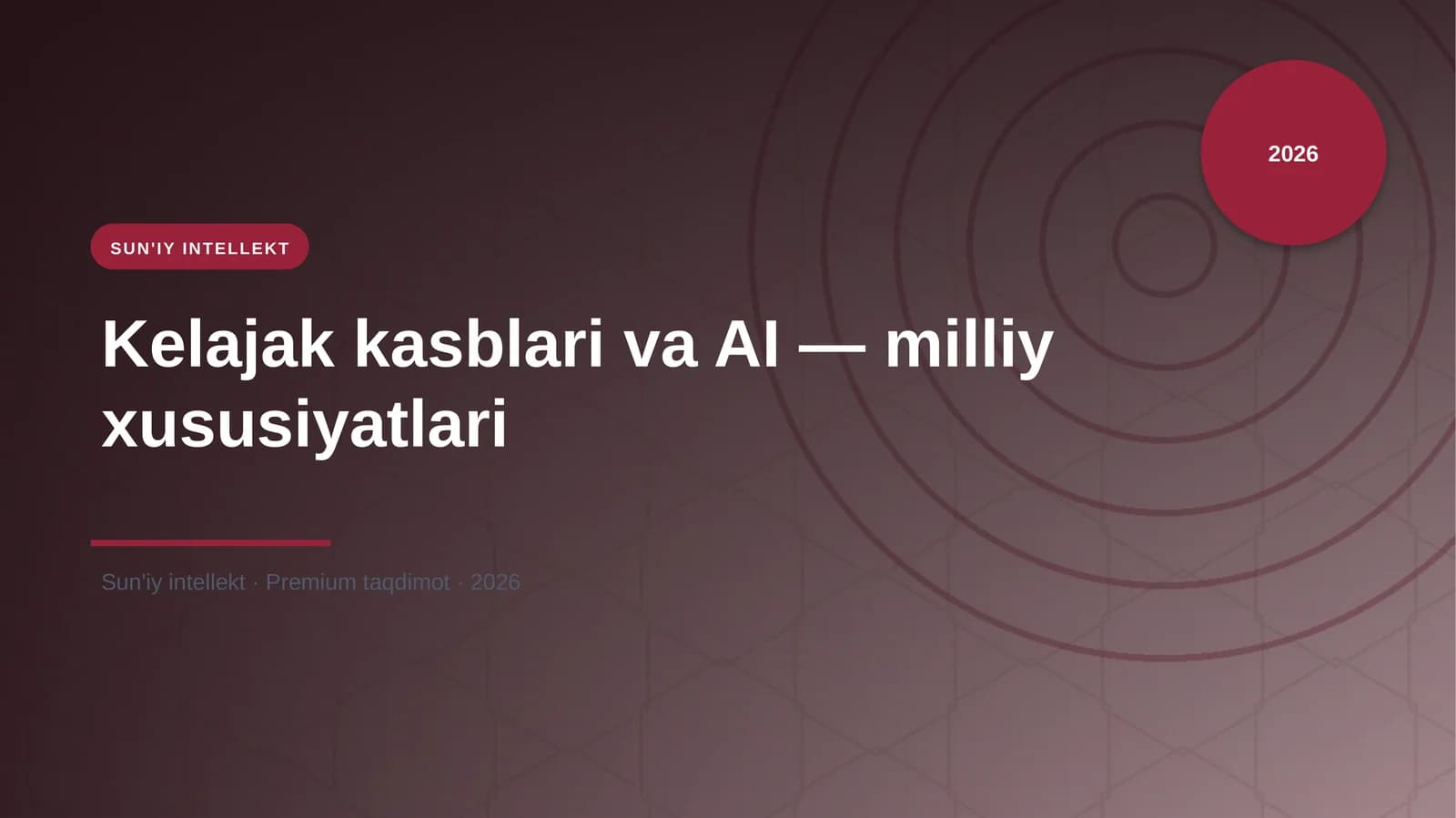 Kelajak kasblari va AI — milliy xususiyatlari