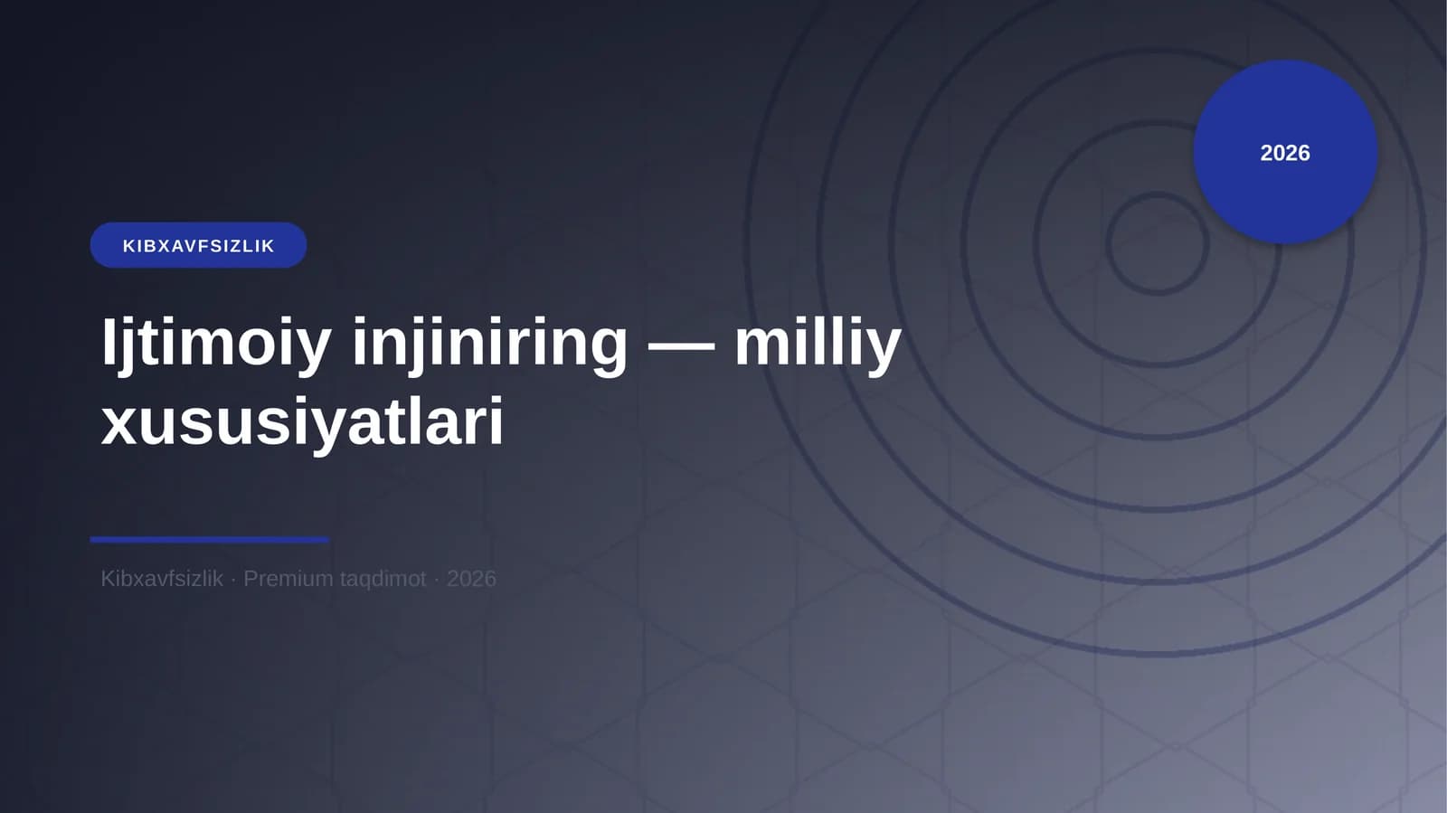 Ijtimoiy injiniring — milliy xususiyatlari
