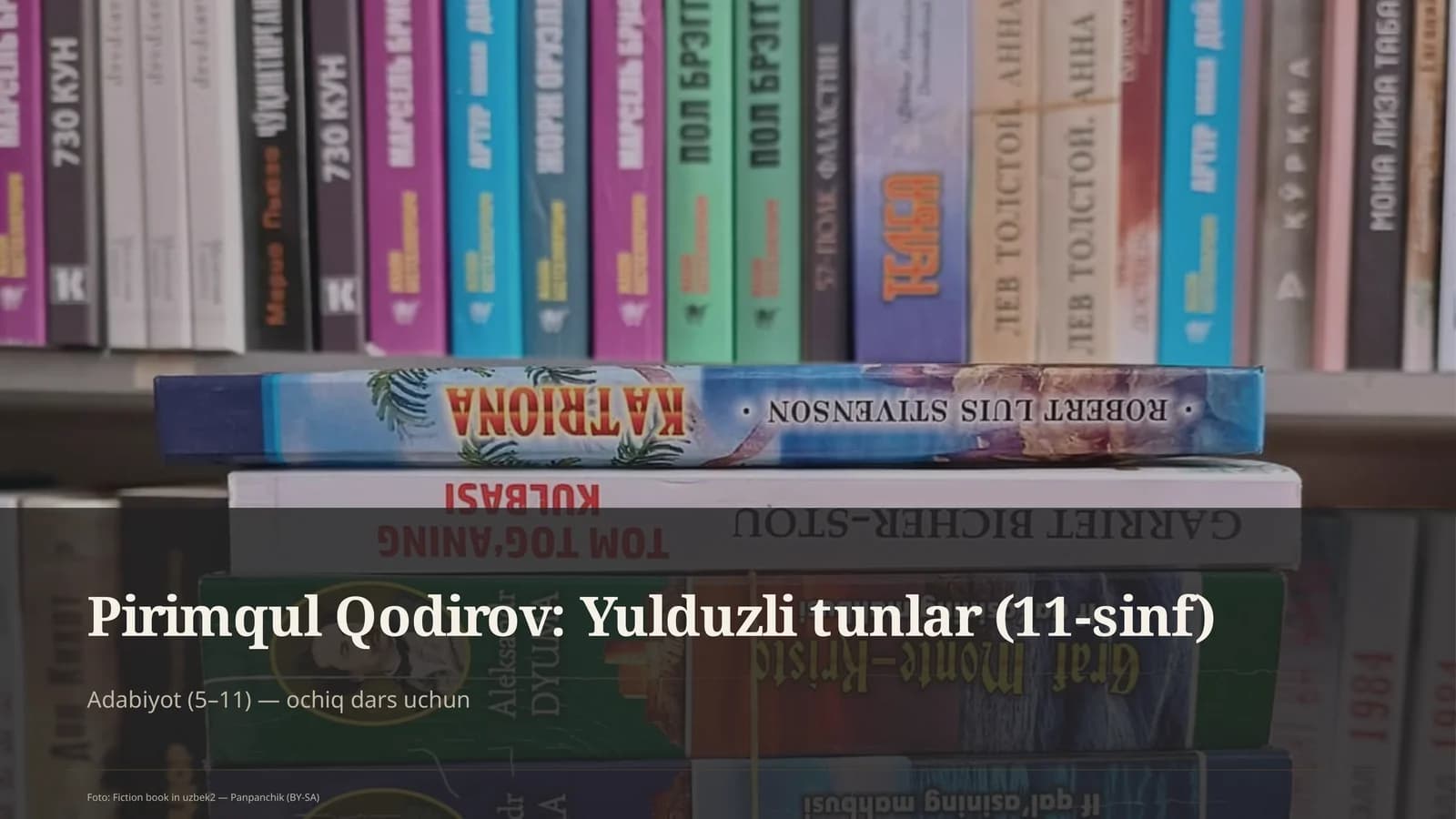 Yulduzli tunlar (11-sinf)