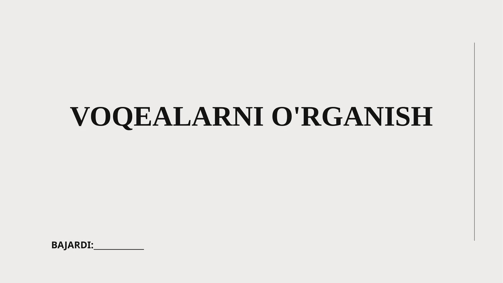 Tuzuvchilar ushbu bilimlarni egallash orqali o'z kasblarini rivojlantiradilar