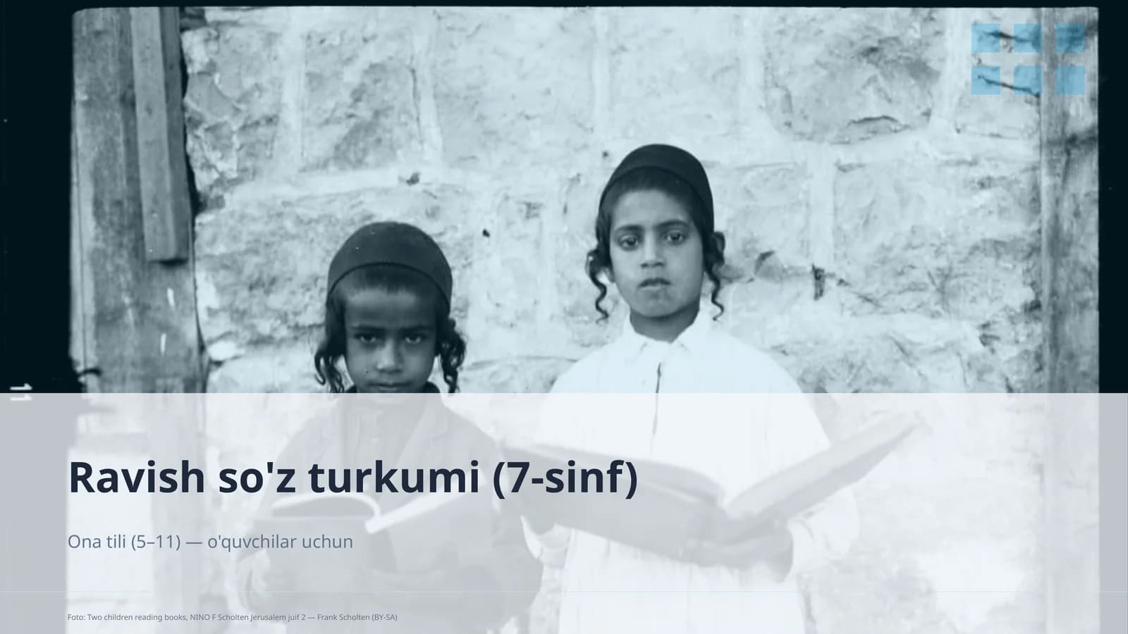 Ravish so'z turkumi (7-sinf)
