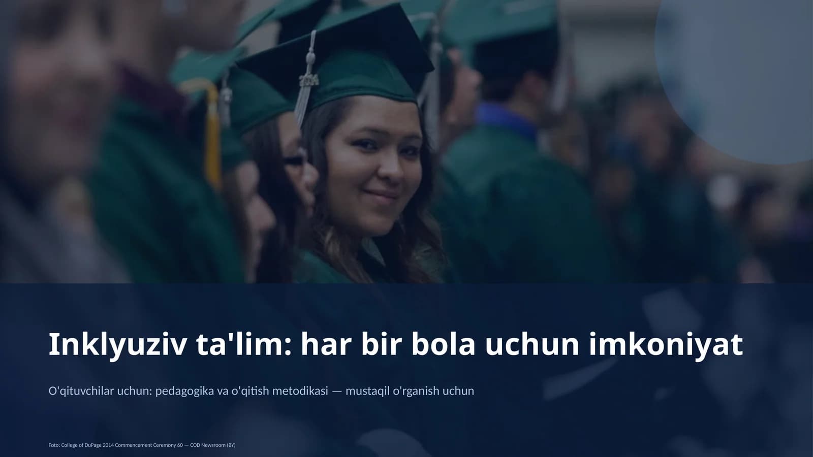 Inklyuziv ta'lim: har bir bola uchun imkoniyat