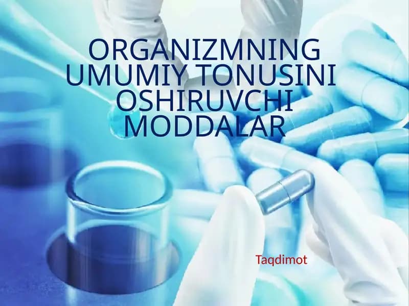 tonusni oshiruvchi moddalar