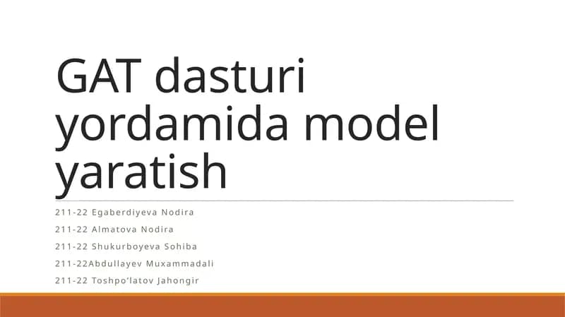 Geografiya axborot tizimlari (GAT) dasturi