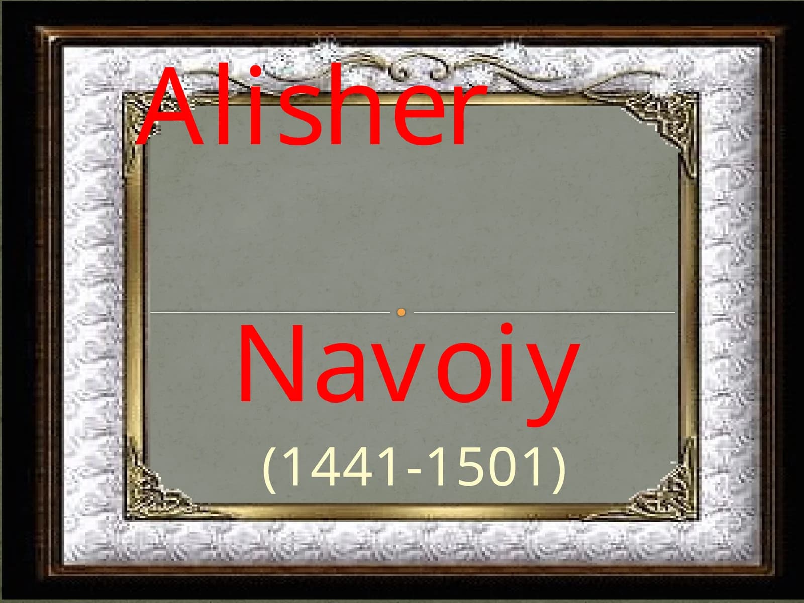 Alisher Navoiy