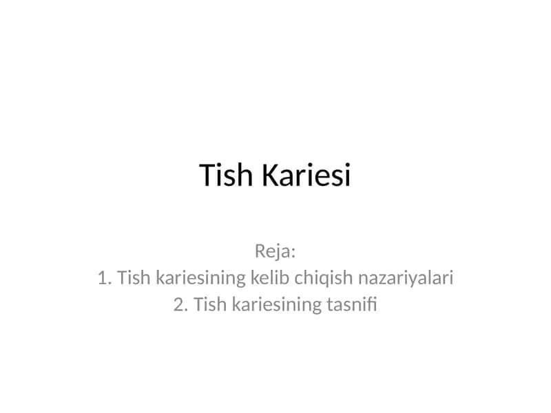 Tish Kariesi