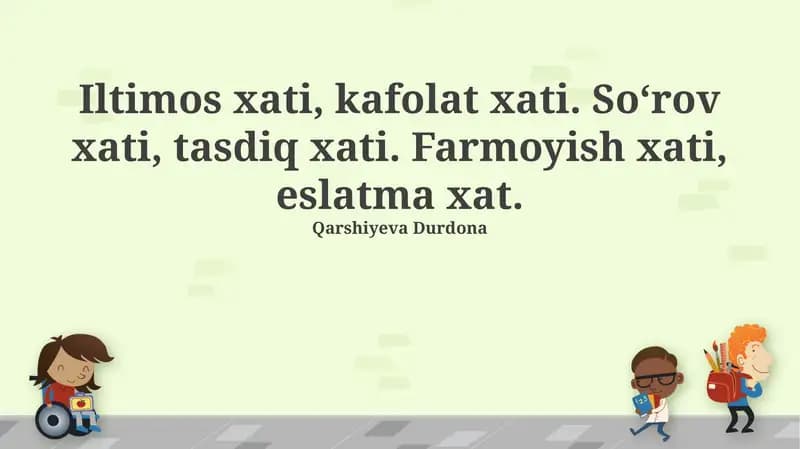 Eslatma xati