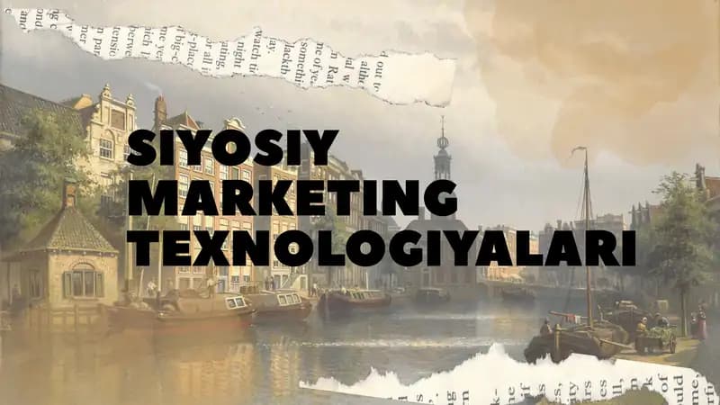 Siyosiy marketing texnologiyalari