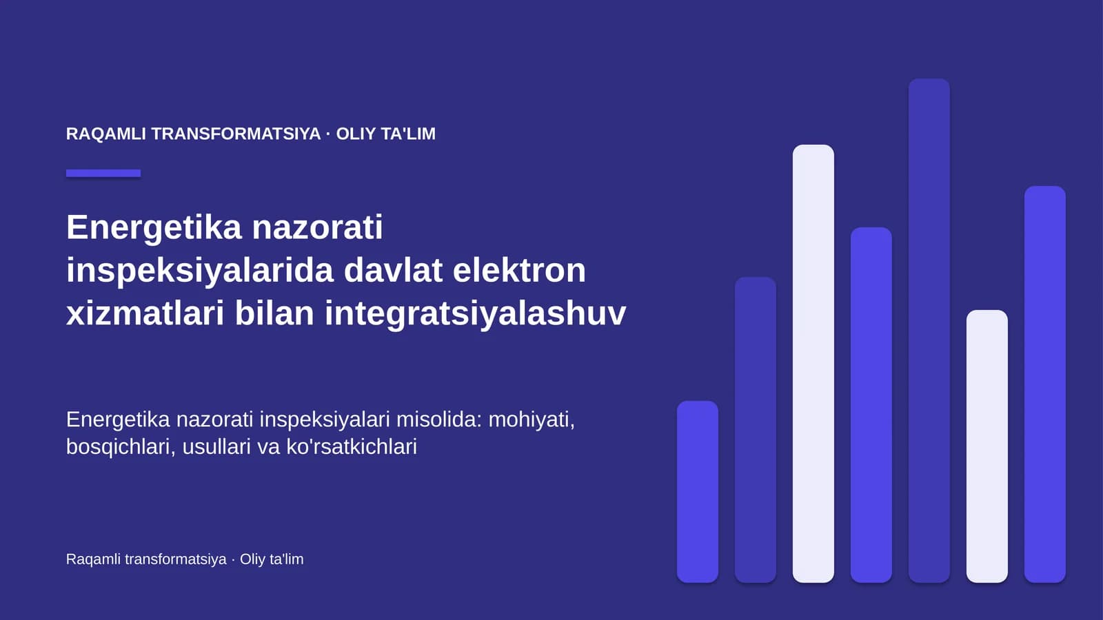 energetika nazorati inspeksiyalarida davlat elektron xizmatlari bilan integratsiyalashuv 9663