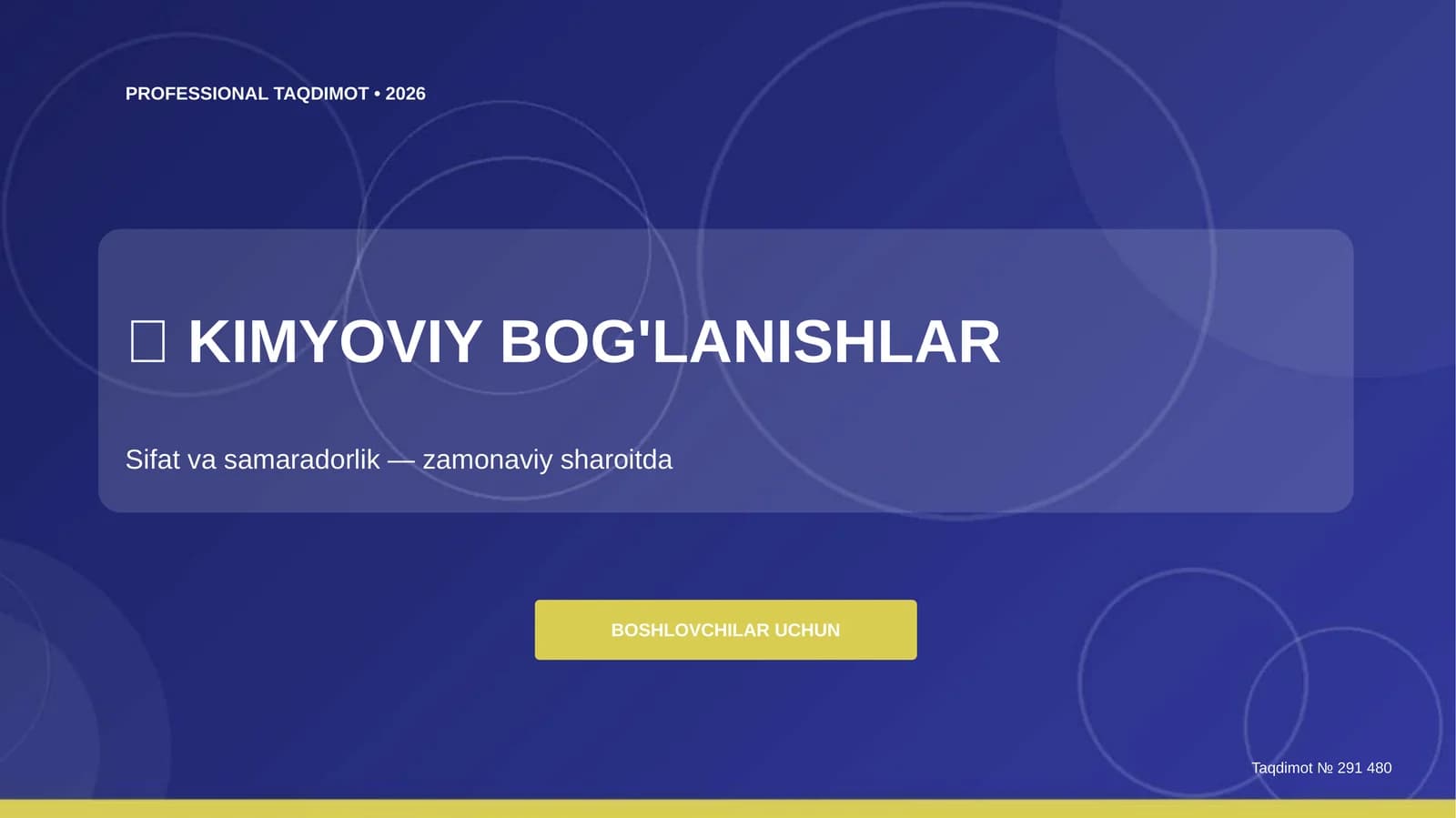 Kimyoviy Bog'lanishlar Taqdimoti №291