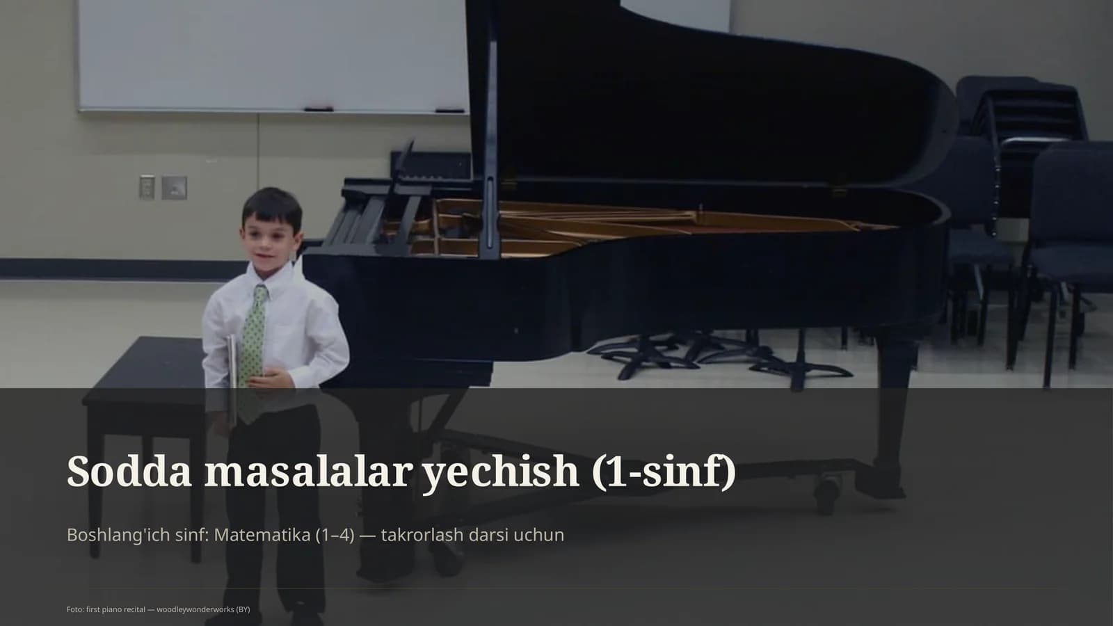 Sodda masalalar yechish (1-sinf)