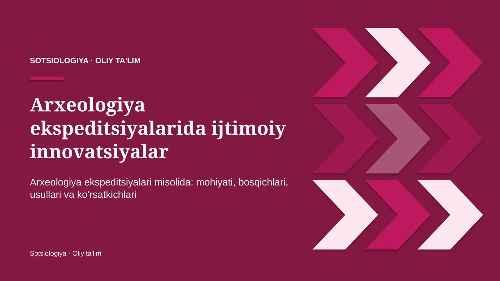 arxeologiya ekspeditsiyalarida ijtimoiy innovatsiyalar 6206