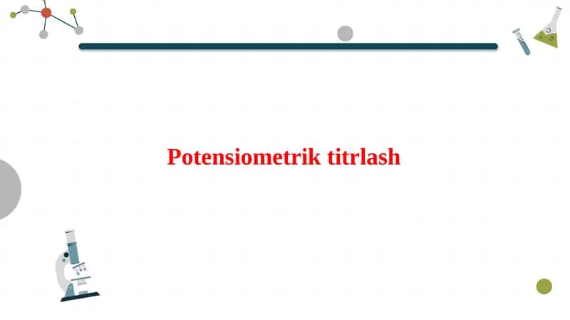 Potensiometrik titrlash