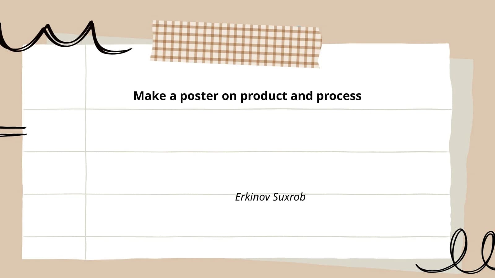 Poster on Product Design