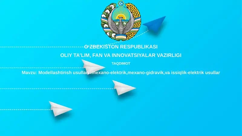 Mexanika-Elektrik, Mexanika-Gidravlik va Termo-Elektrik Modellashtirish: Asosiy Tamoyillar va Matematik Modellar