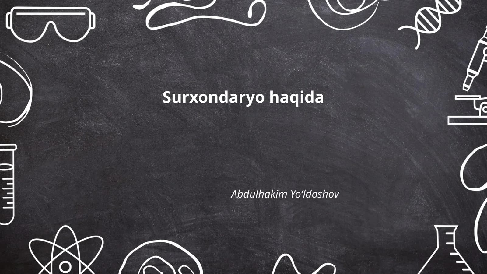 Surxondaryo haqida