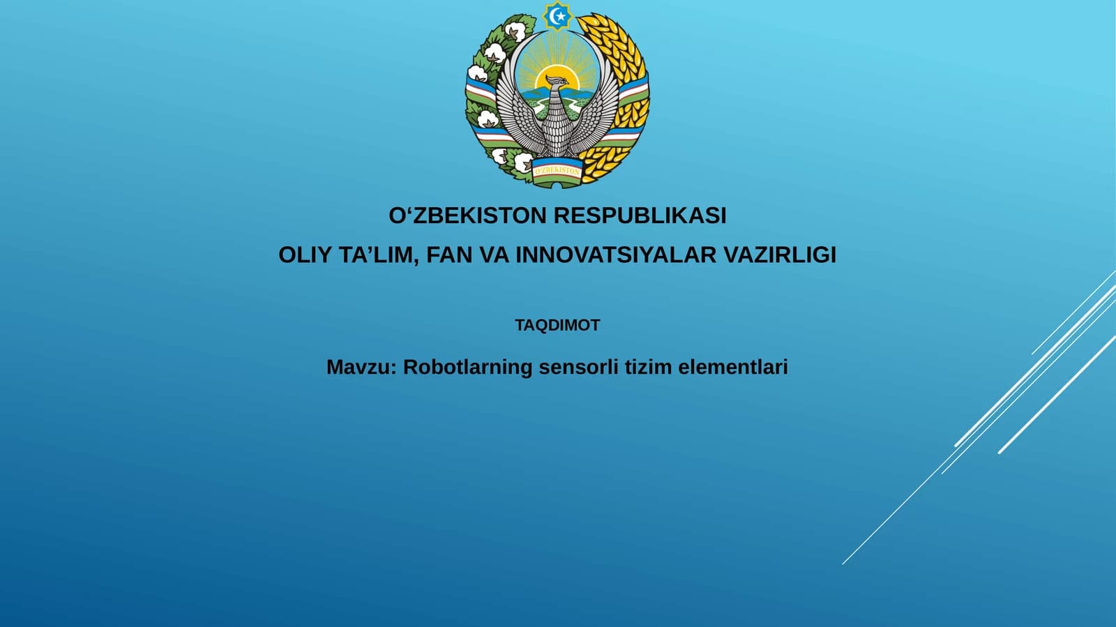 Robotlarningsensorlitizimelementlari