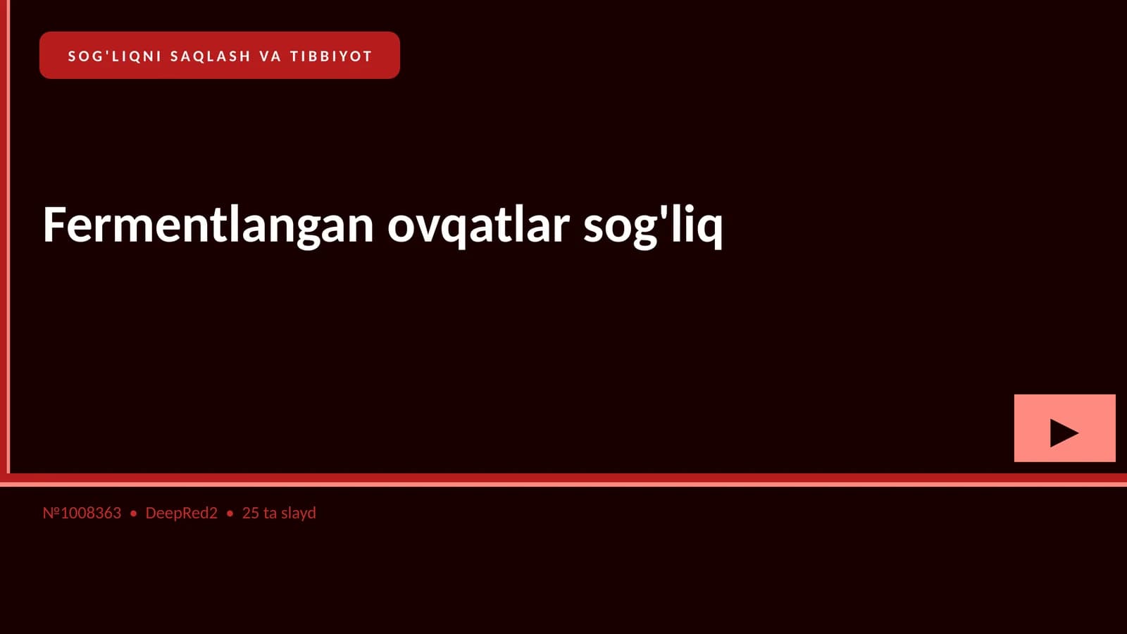 Fermentlangan ovqatlar sog'liq