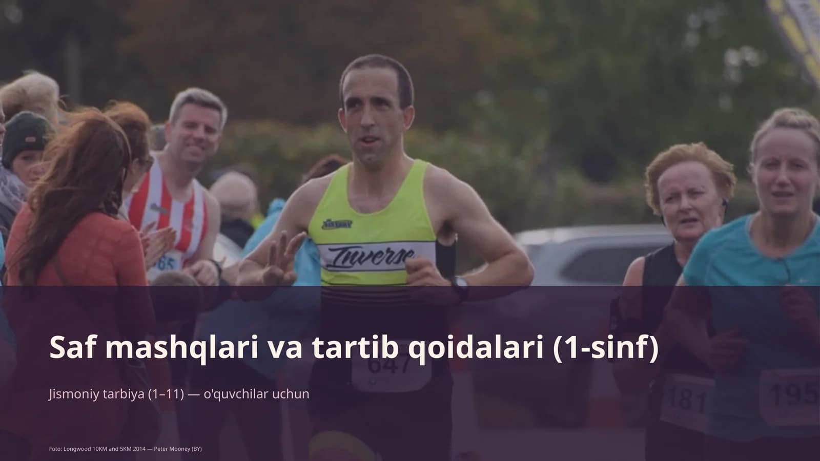 Saf mashqlari va tartib qoidalari (1-sinf)