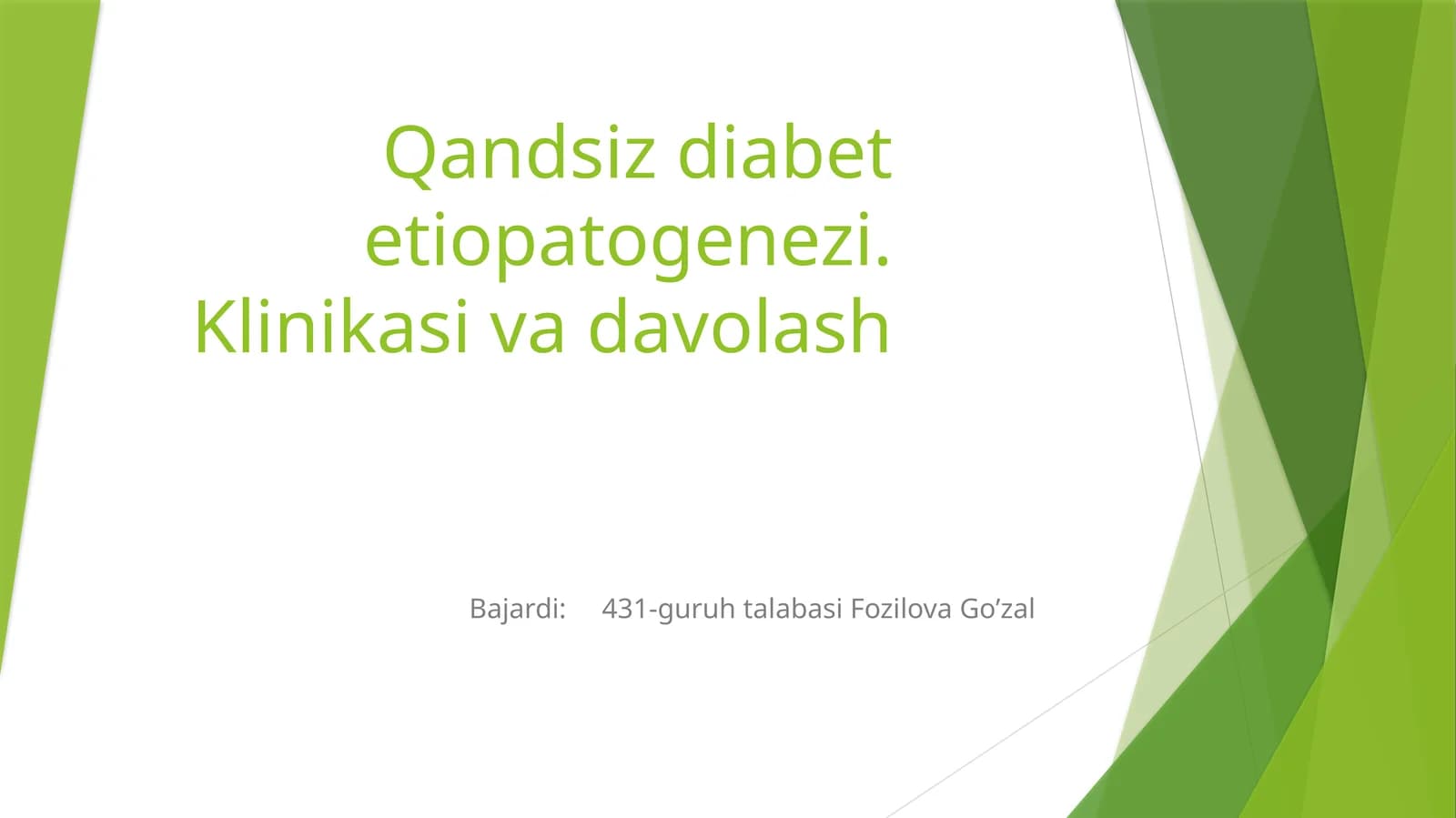 Qandsiz diabet
