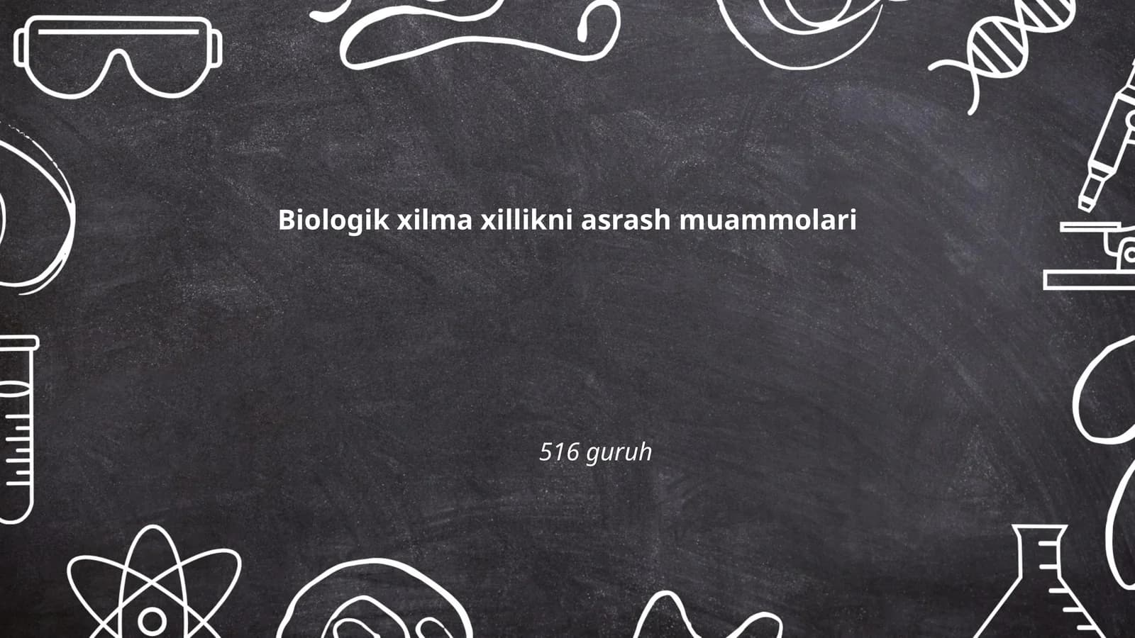 Biologik xilma xillikni asrash muammolari