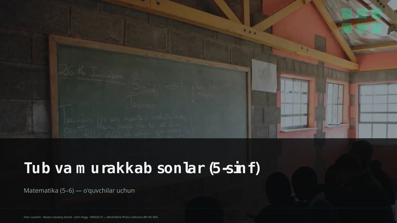 Tub va murakkab sonlar (5-sinf)
