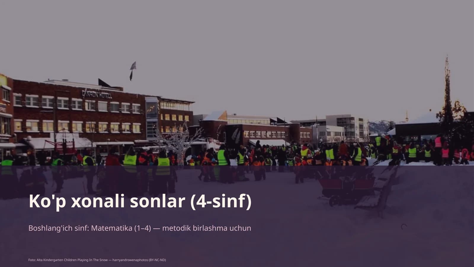 Ko'p xonali sonlar (4-sinf)
