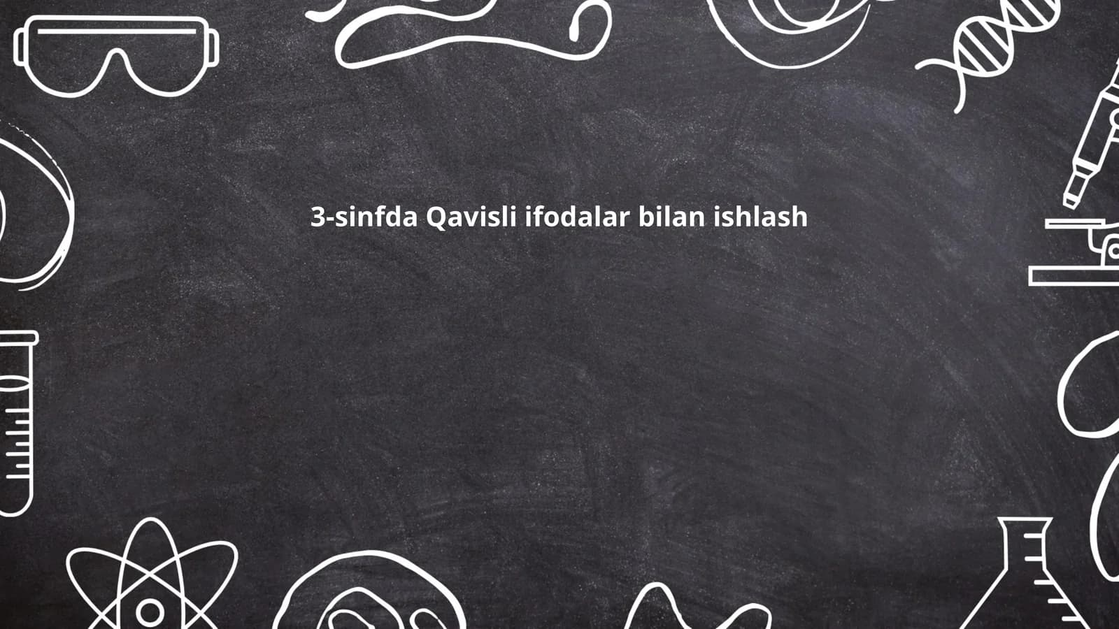 Qavisli ifodalar bilan ishlash