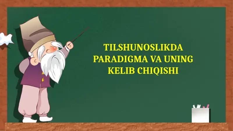 O'zbek Formal Tilshunosligi