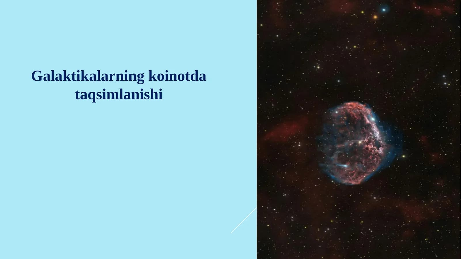 Galaktikalarning koinotda taqsimlanishi