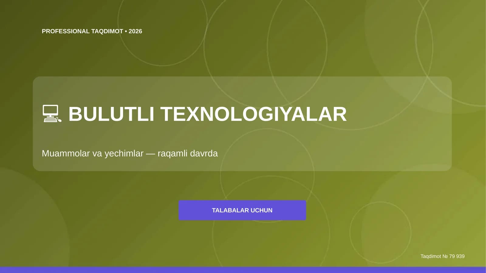 Bulutli texnologiyalar