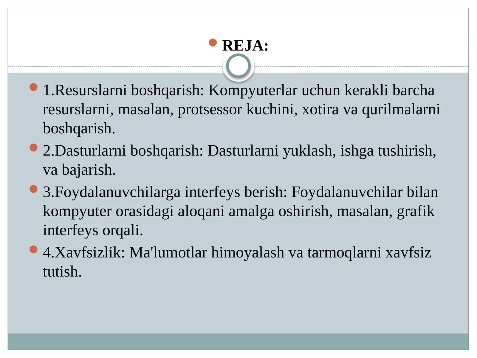 Resurslarni boshqarish