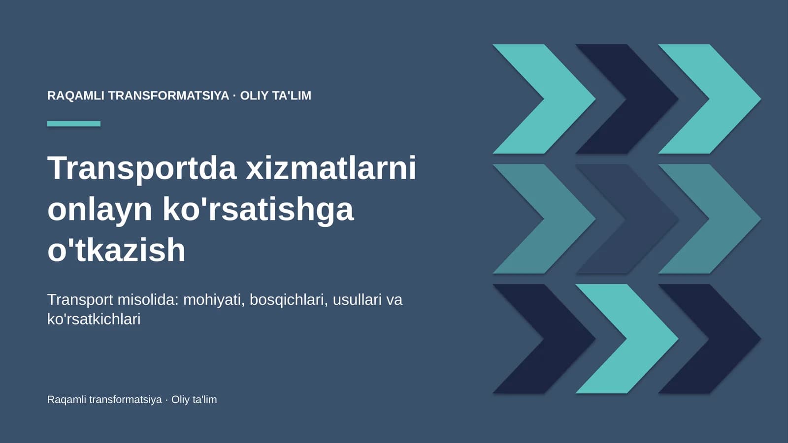 transportda xizmatlarni onlayn ko'rsatishga o'tkazish 8612