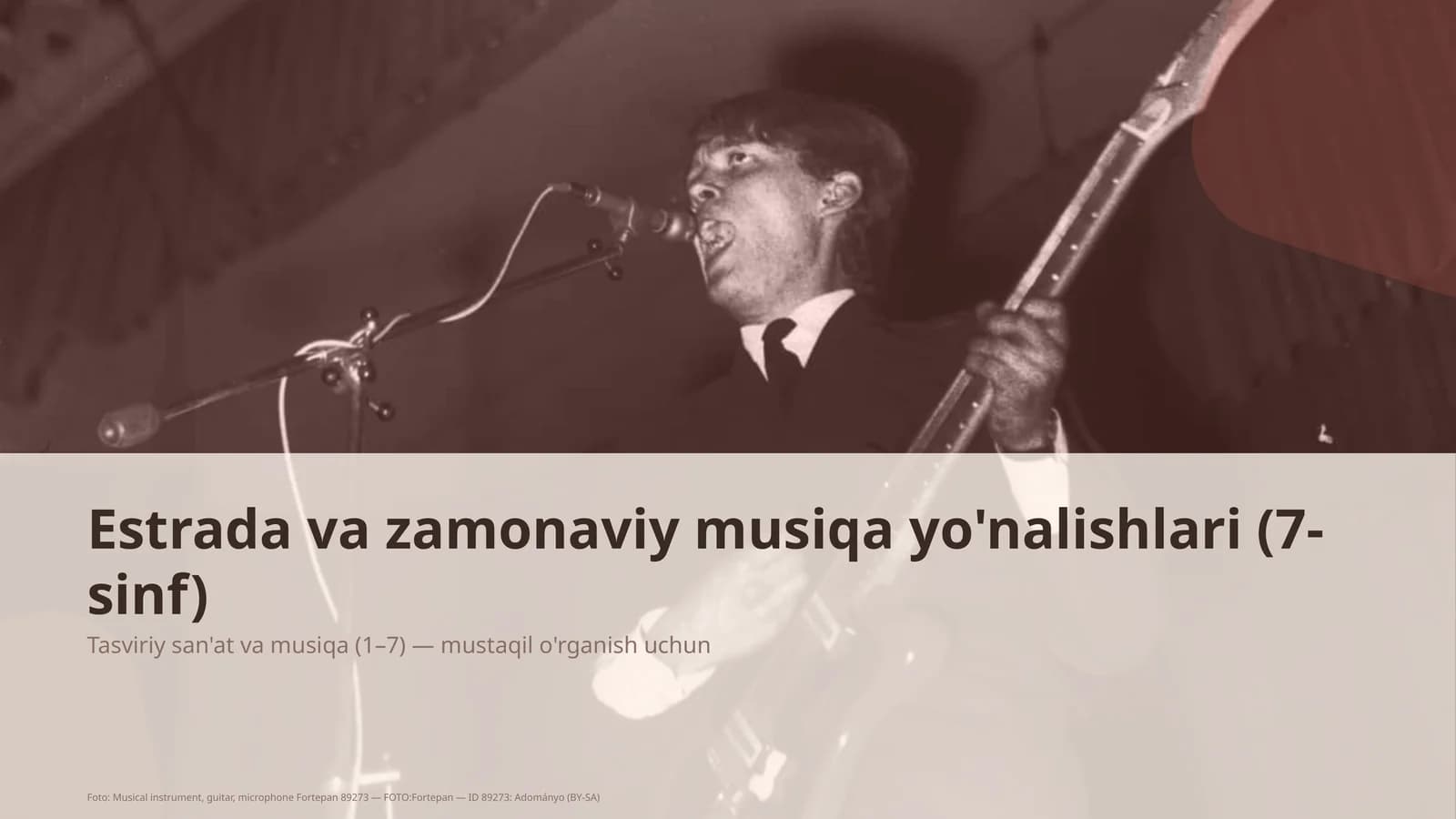 Tasviriy san'at va musiqa (1– 7)