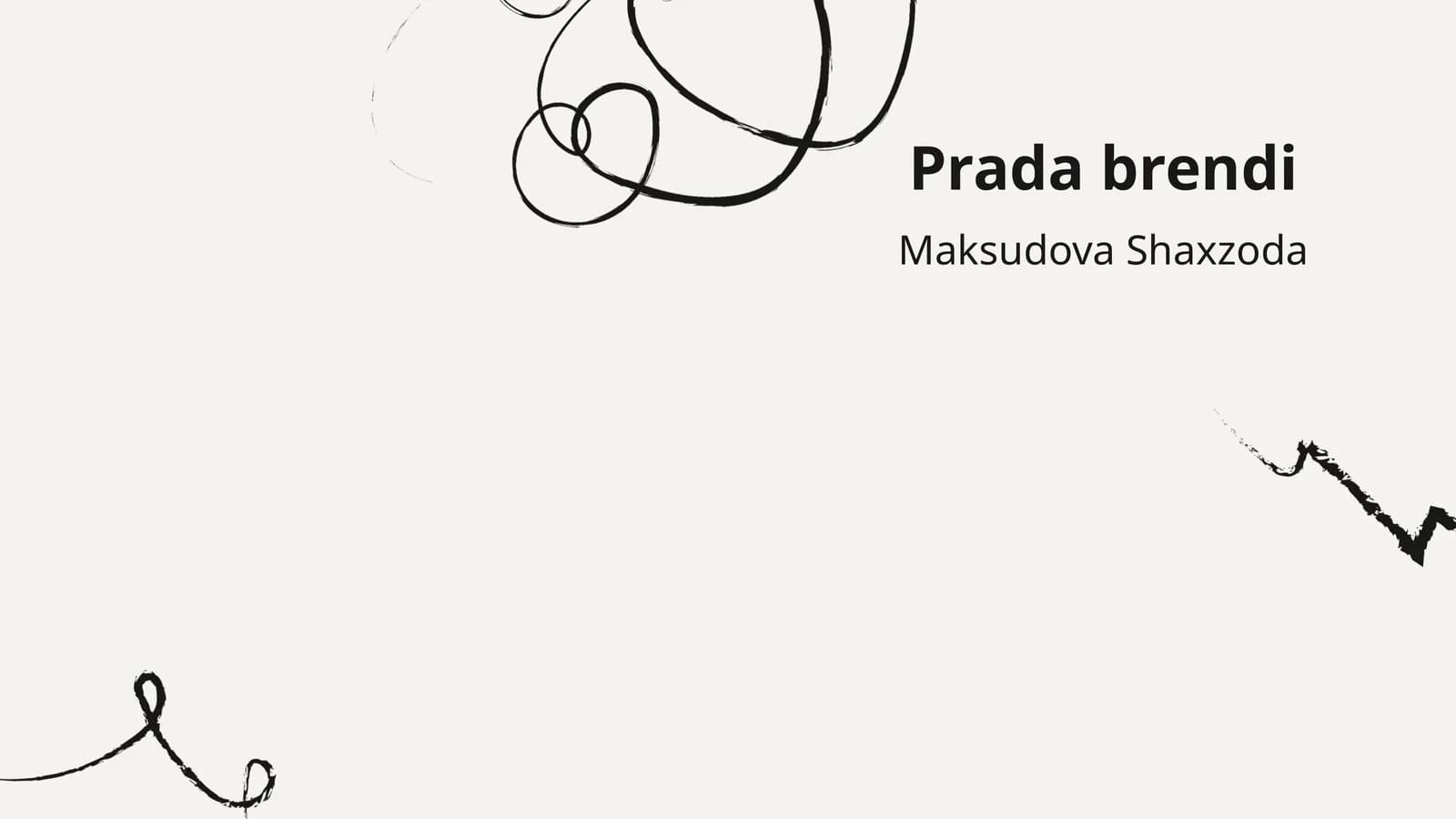 Prada brendi