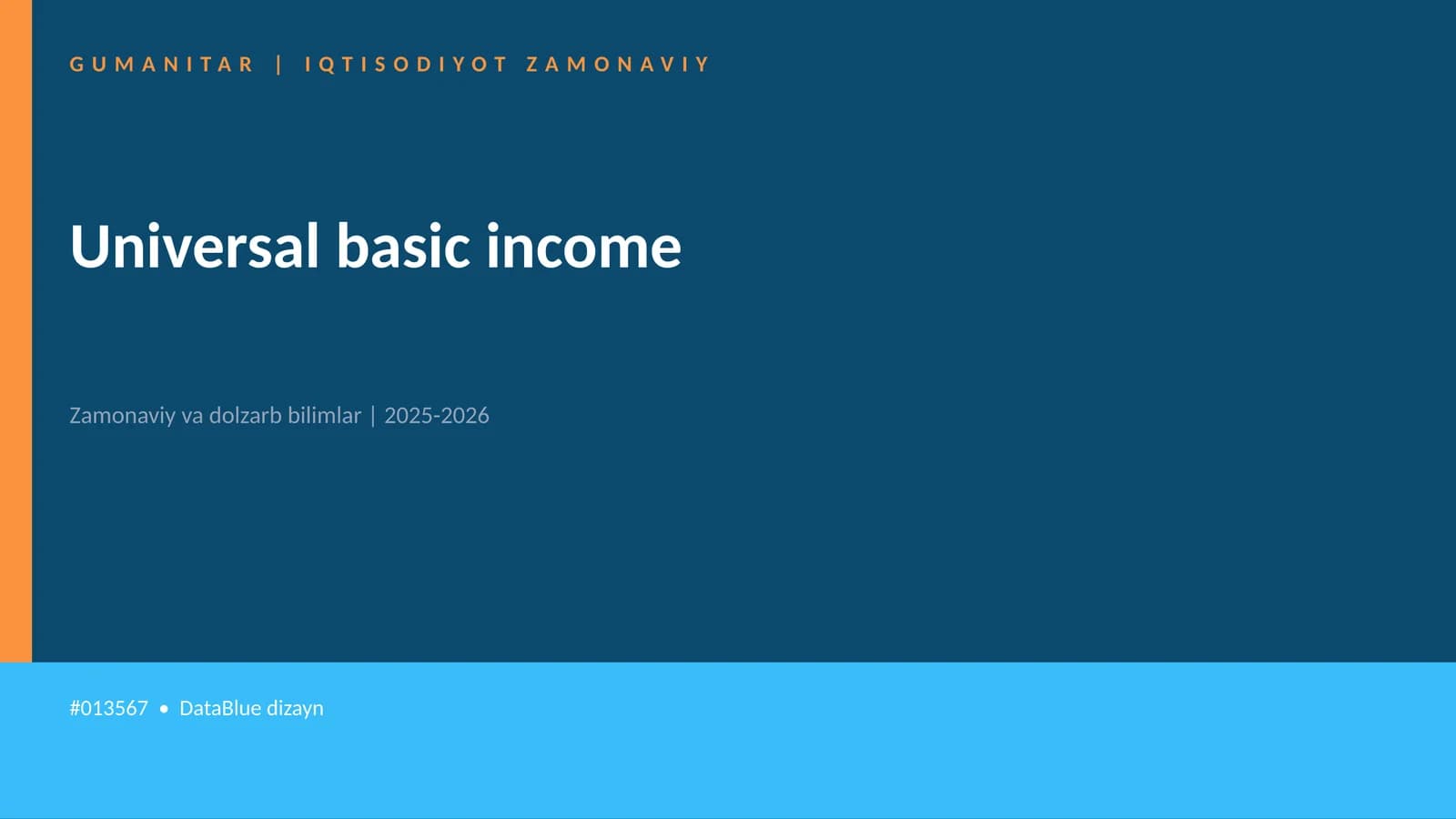 Universal basic income