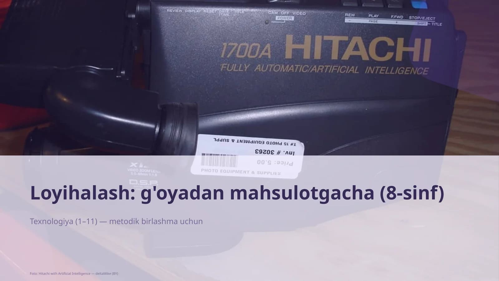 G'oyadan mahsulotgacha (8-sinf)