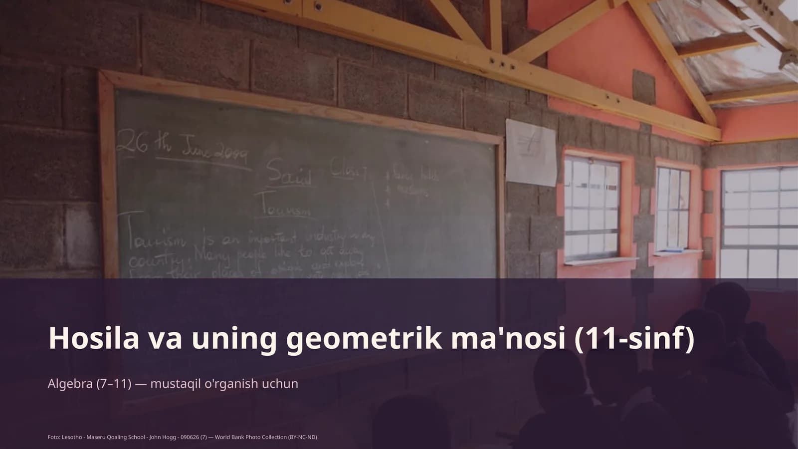 Hosila va uning geometrik ma'nosi (11-sinf)