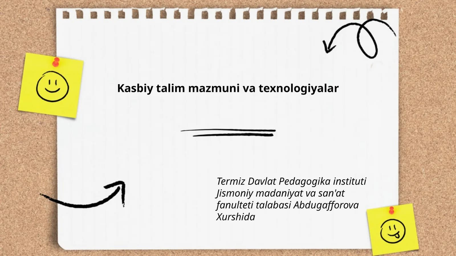 Kasbiy talim mazmuni va texnologiyalar