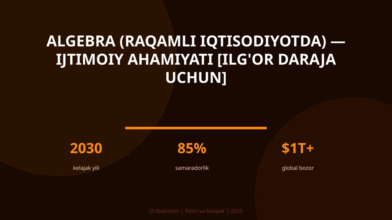 Algebra (raqamli iqtisodiyotda) — ijtimoiy ahamiyati [ilg'or daraja uchun]