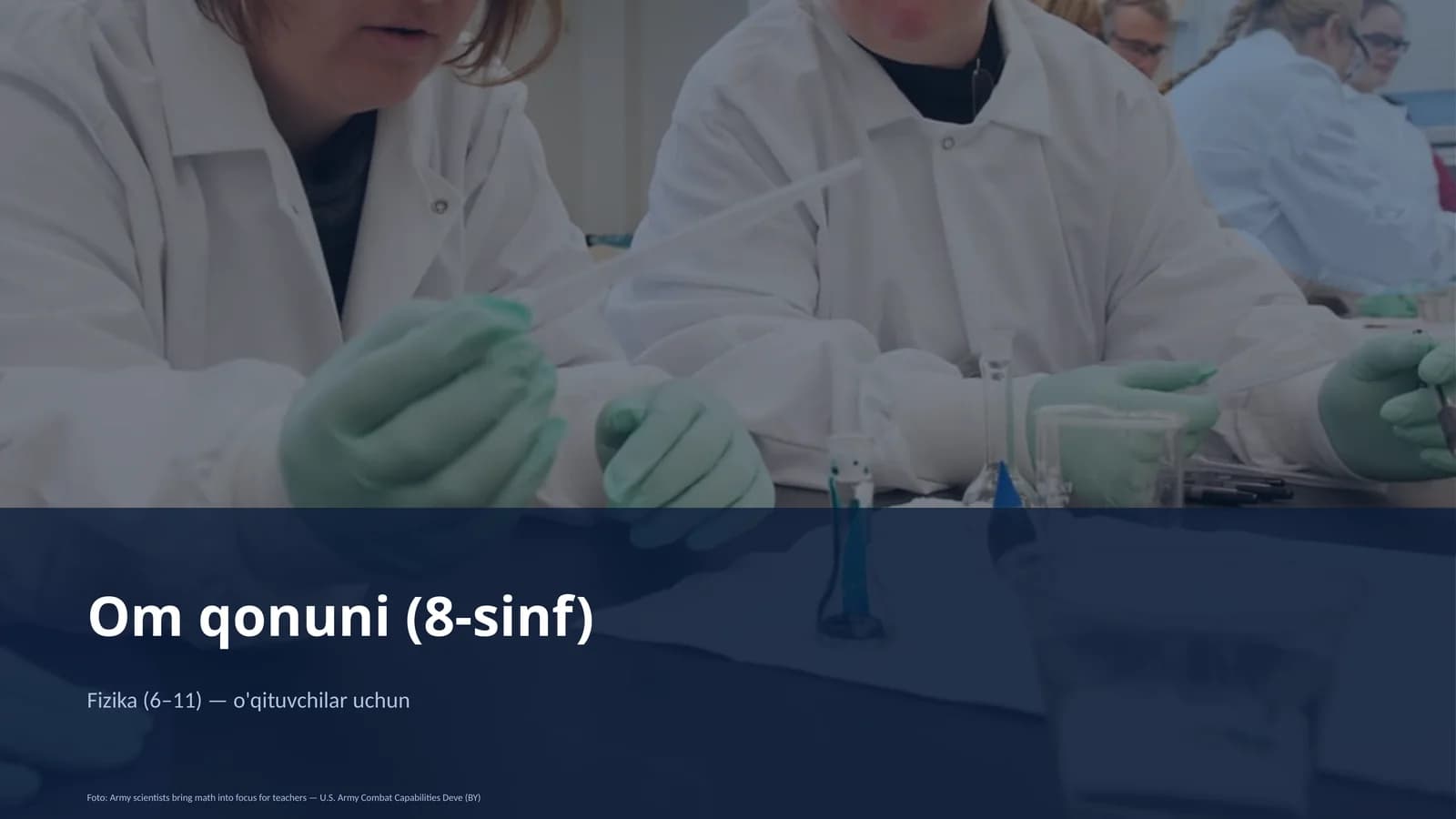 Om qonuni (8-sinf)