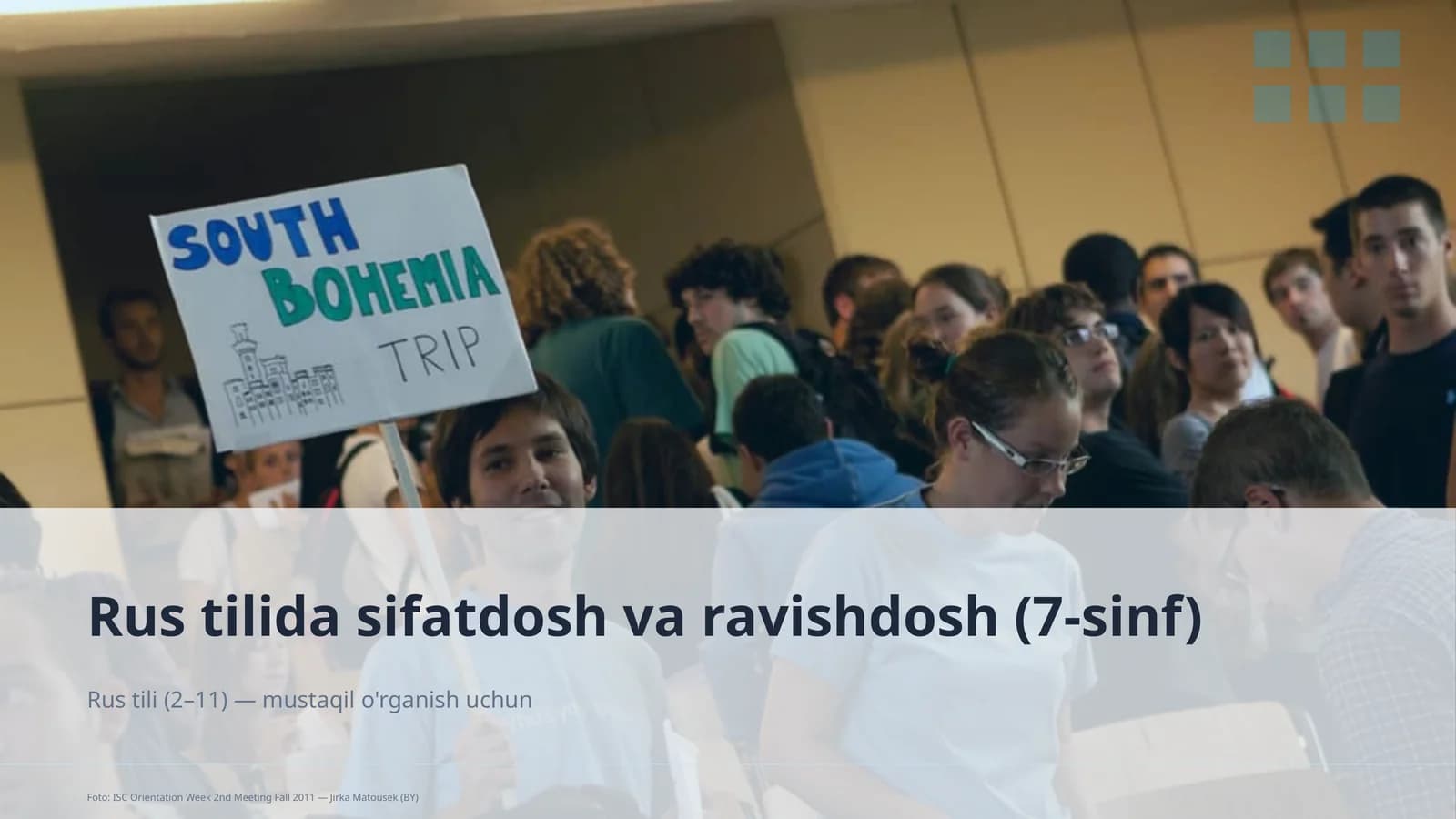 Rus tilida sifatdosh va ravishdosh (7-sinf)