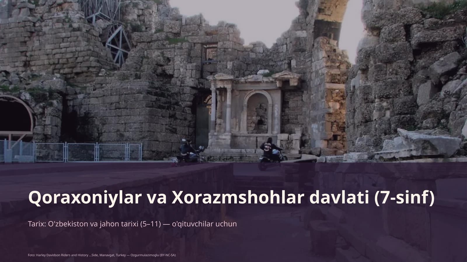 Qoraxoniylar va Xorazmshohlar davlati (7-sinf)